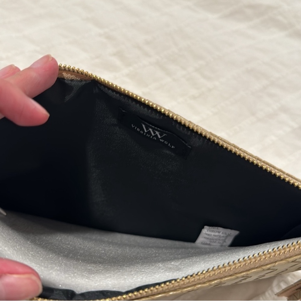 Virginia Wolf Mimi Woven Pouch, nwt! - Picture 8 of 8